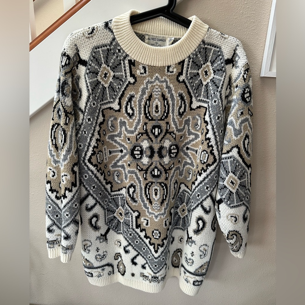 Alfred Dunner Knit Sweater size M